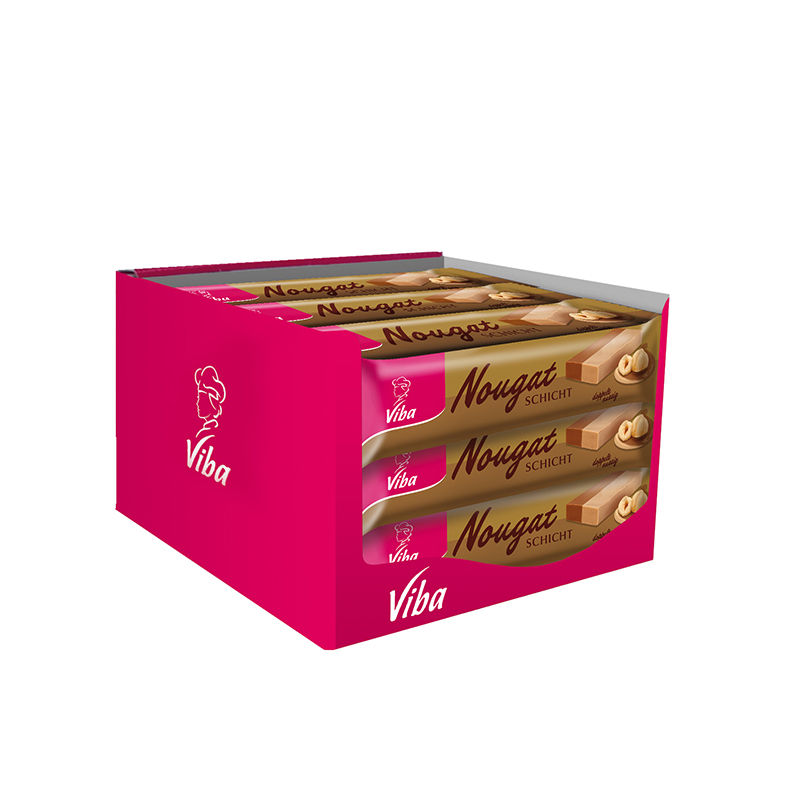 Viba Schicht-Nougat Riegel, 40 x 40 g