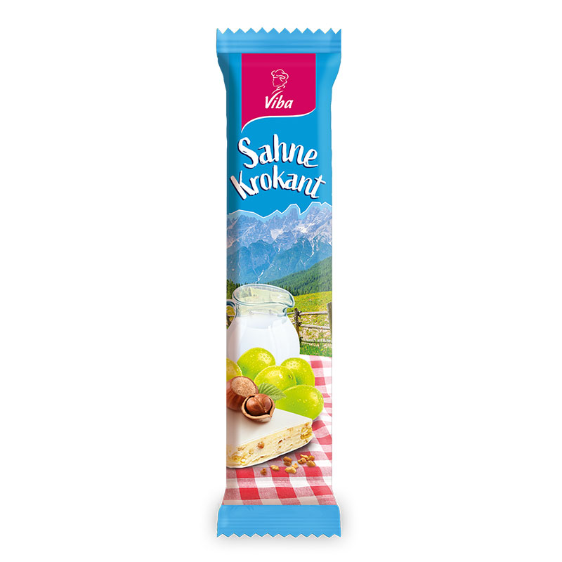 Viba Genussriegel Sahne-Krokant, 35 g