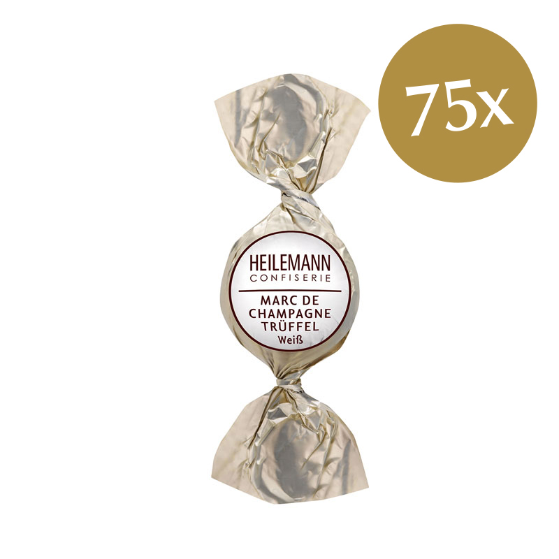 Heilemann Marc de Champagne-Trüffel Praliné-Kugel, 75 x 15 g