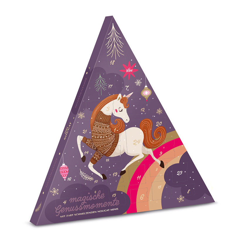Viba Adventskalender "Einhorn", 250 g