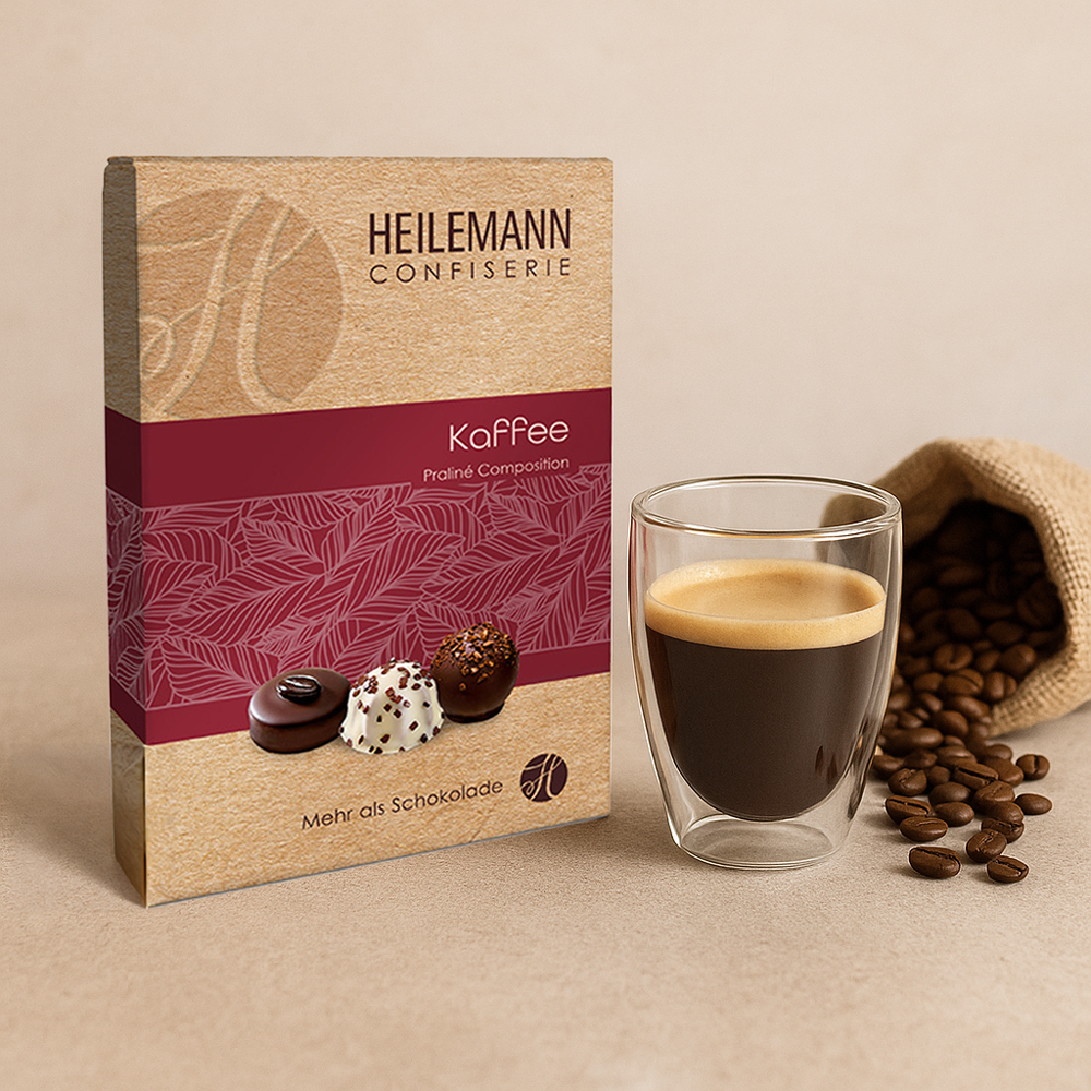 Heilemann Pralinen Kaffee perfektes Duett mit Espresso am Nachmittag