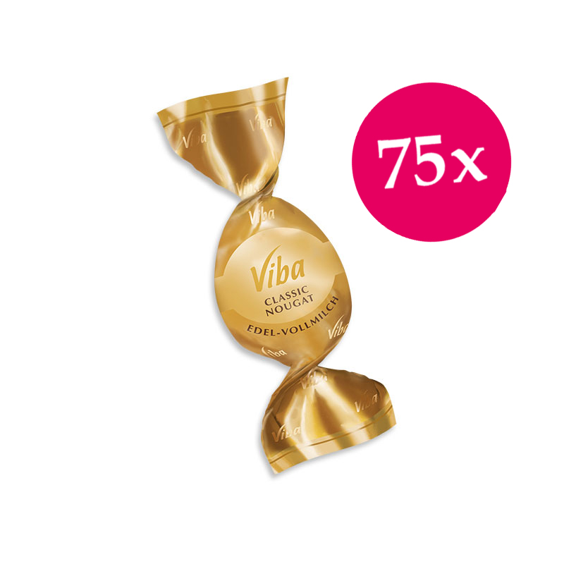 Viba Classic-Nougat-Ei, 75 x 19 g