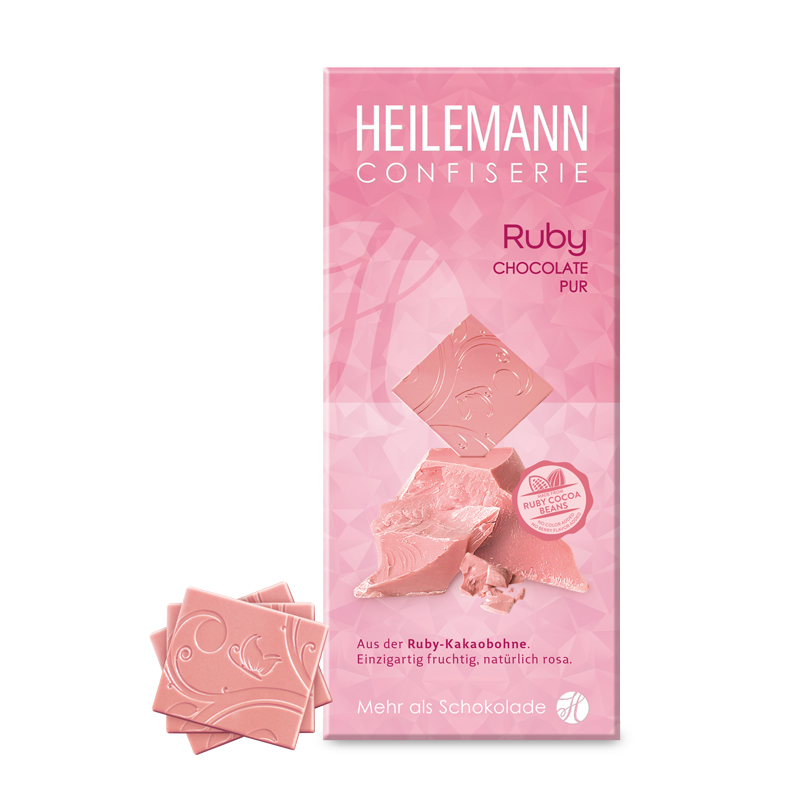 Heilemann Ruby Chocolate pur - Stückchen