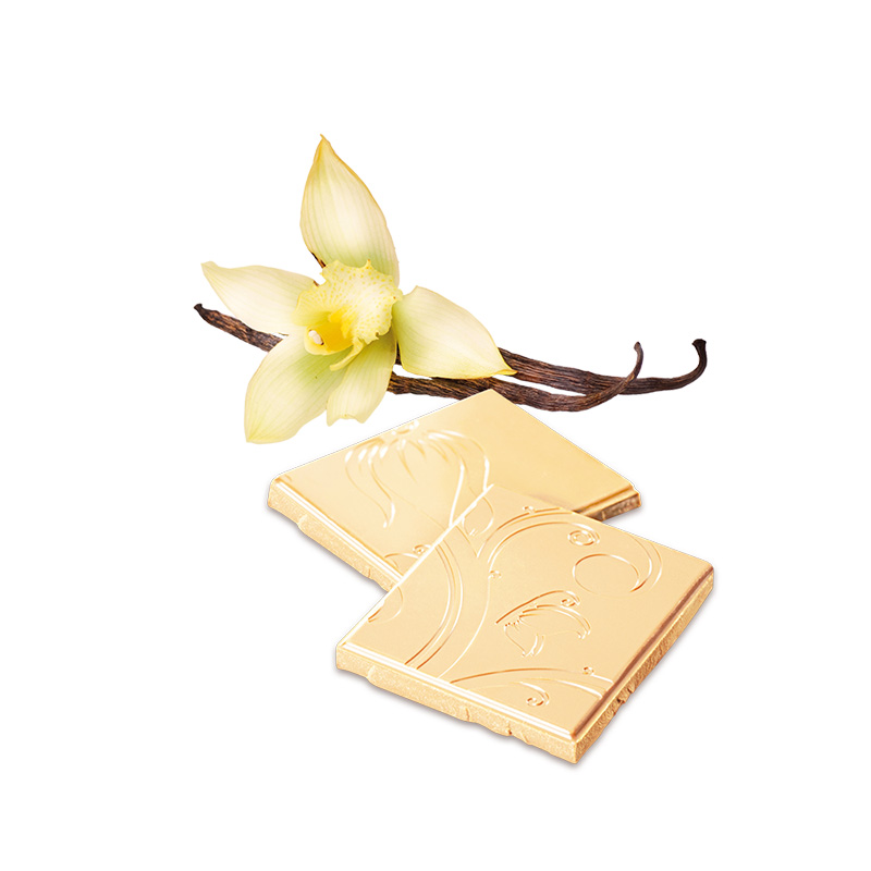 Bourbon Vanille weiße Schokoladen-Stückchen