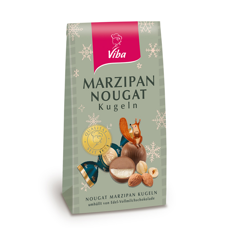 Viba Nougat Marzipan Kugeln, 105 g