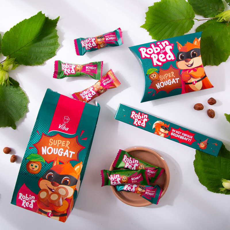 Viba Robin Red Schicht-Nougat Sortiment