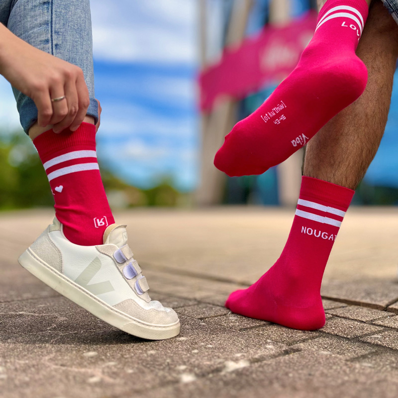 Viba x [ot ku'thüʁ] Sock'n Nougat Lover, Freizeitsocken