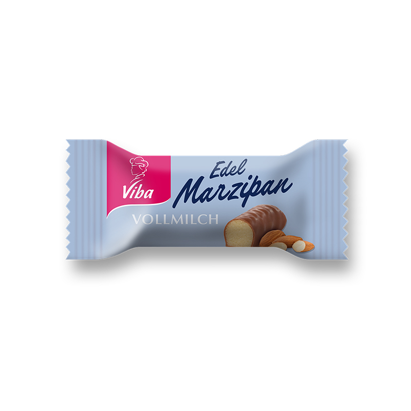 Viba Edel Marzipan in Vollmilch-Schokolade Mini