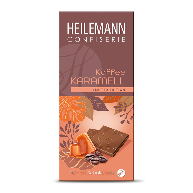 Heilemann Kaffee Karamell Edelvollmilch-Schokolade, 80 g