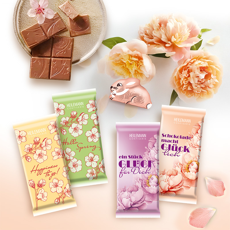 Heilemann Frühlingsschokoladen Täfelchen, 37 g - Ostern