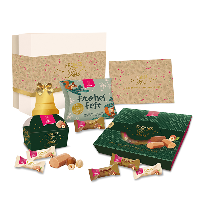 Viba Geschenkbox "Weihnachtliche Genussmomente", 220 g