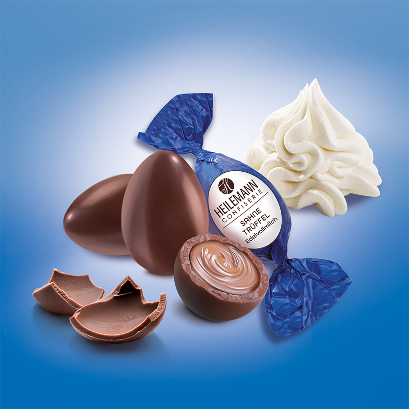 Heilemann Sahne-Trüffel Ei - cremige Sahne Füllung