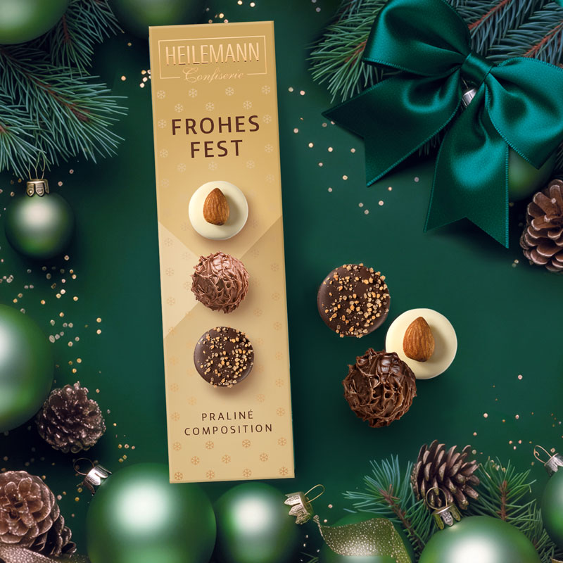 Heilemann Weihnachts-Pralinen "Frohes Fest" Weihnachten