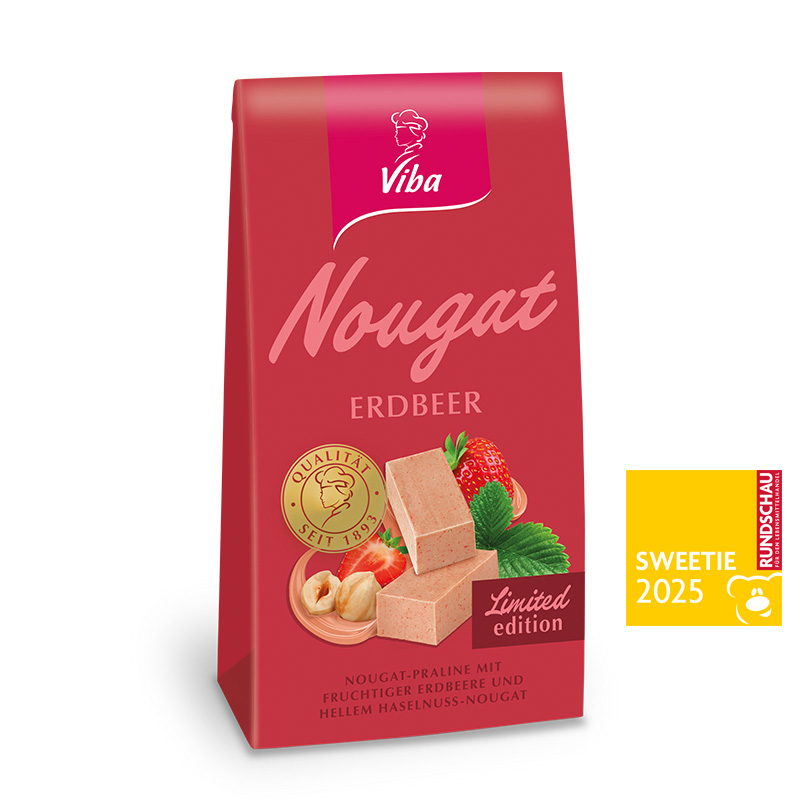 Viba Erdbeer Nougat Beutel, 100 g - Sweetie