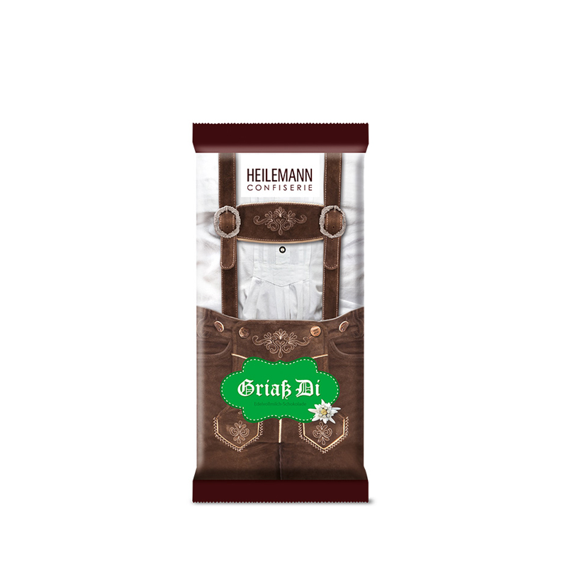 Heilemann Oktoberfest Tafelschokolade Lederhose, 37 g