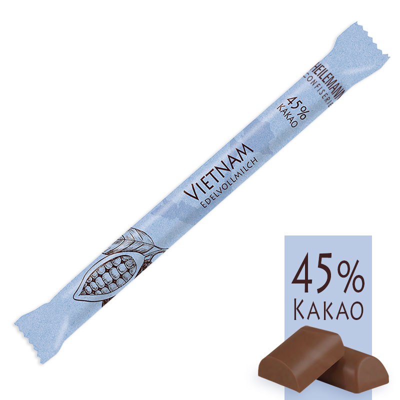 Heilemann Ursprungs-Schokolade Stick Vietnam 45 % Kakao Edelvollmilch, 40 g
