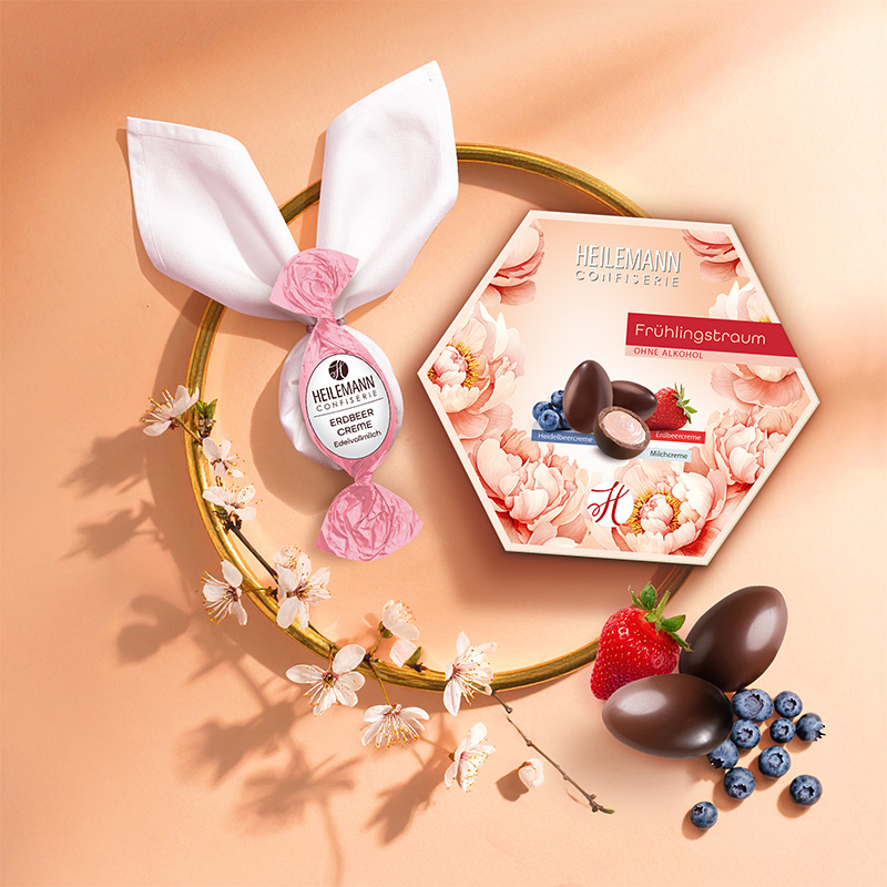 Heilemann Frühlingstraum gefüllte Eier ohne Alkohol - Frühlingstisch