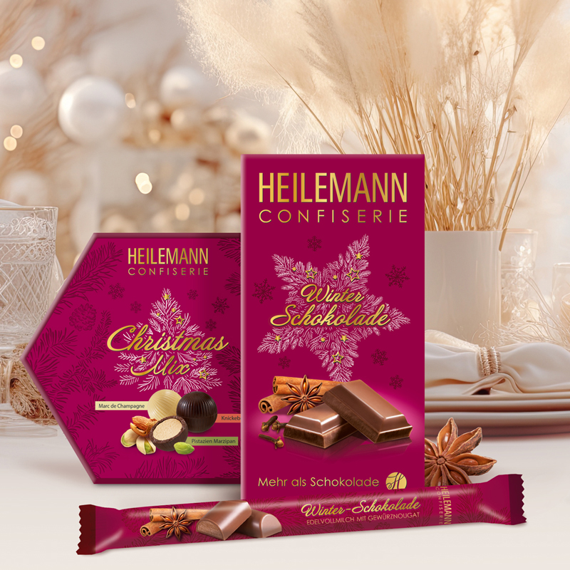 Heilemann Winterschokoladen-Stick als Weihnachtspräsent