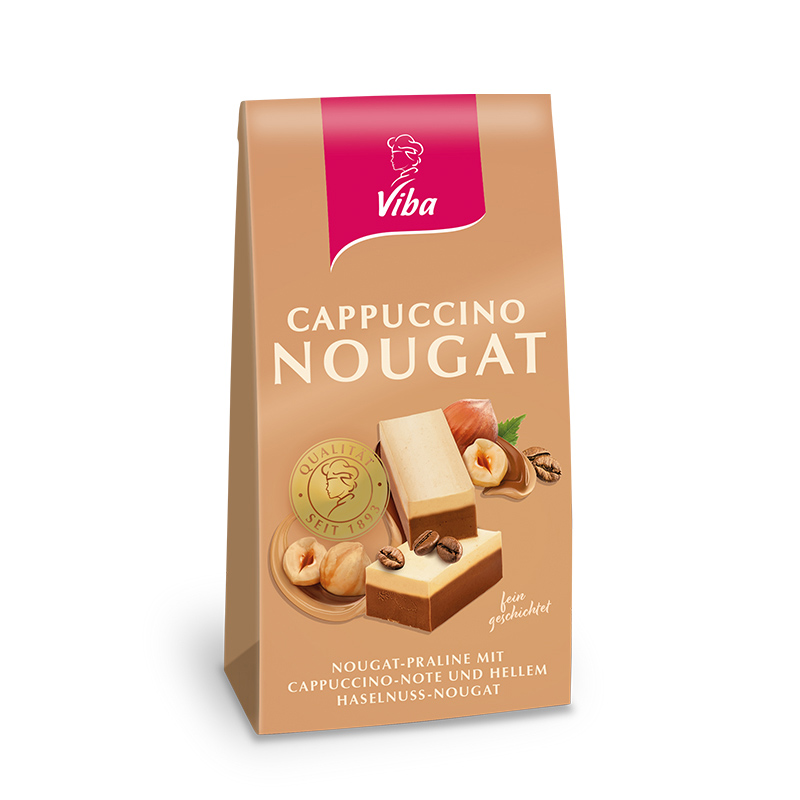 Viba Cappuccino Nougat Beutel, 100 g