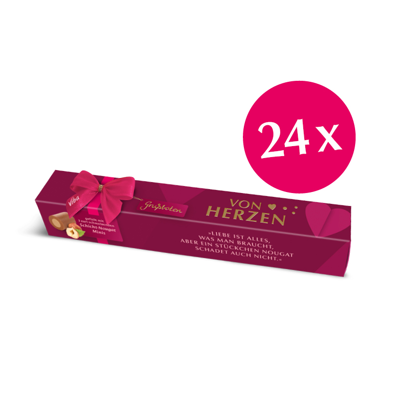 Viba Grußbote "Von Herzen", 24 x 30 g