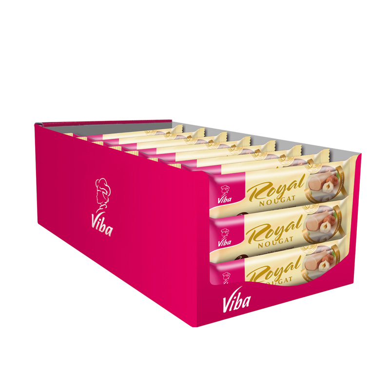 Viba Royal Nougat Jumbo 3er Pack, 24 x 135 g