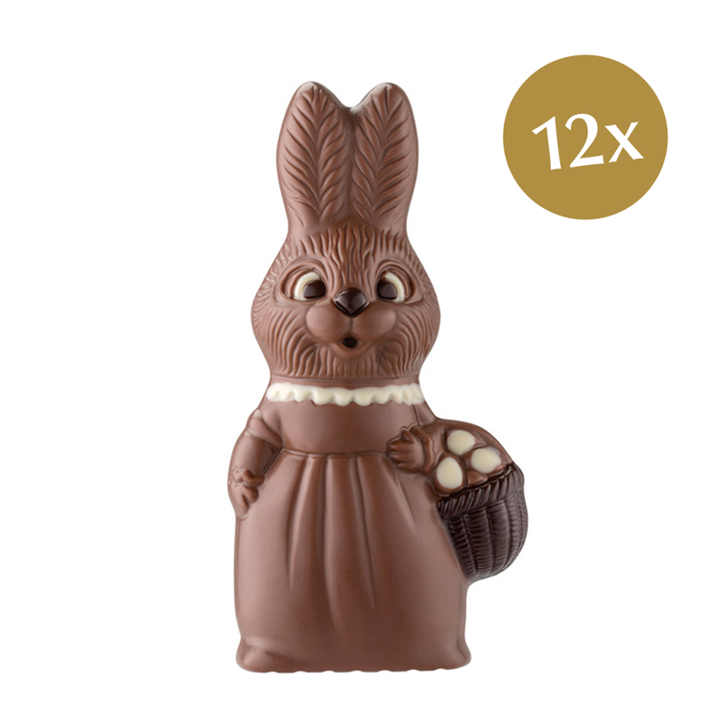 Heilemann Hasenfrau nostalgisch Edelvollmilch, 12 x 100 g