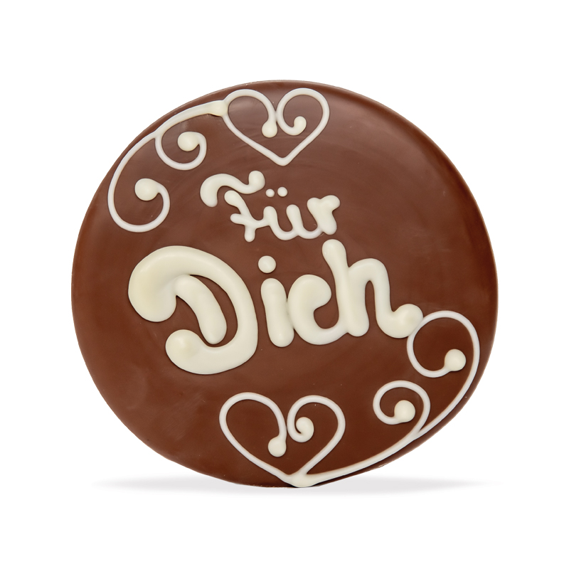 Confiserie-Schokolade "Für Dich", 35 g - ausgepackt