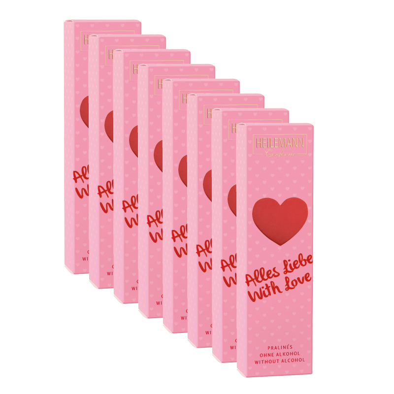 Heilemann Pralinen "Alles Liebe", 8 x 52 g