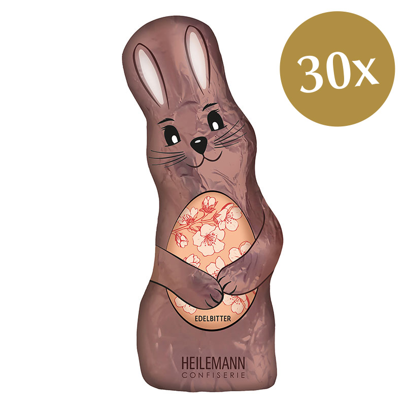 Heilemann Zartbitter Häschen mit Osterei, 30 x 30 g