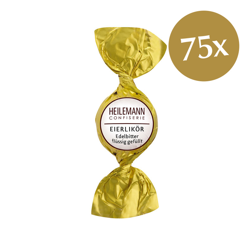 Heilemann Eierlikör Praliné-Schokokugel, 75 x 15 g
