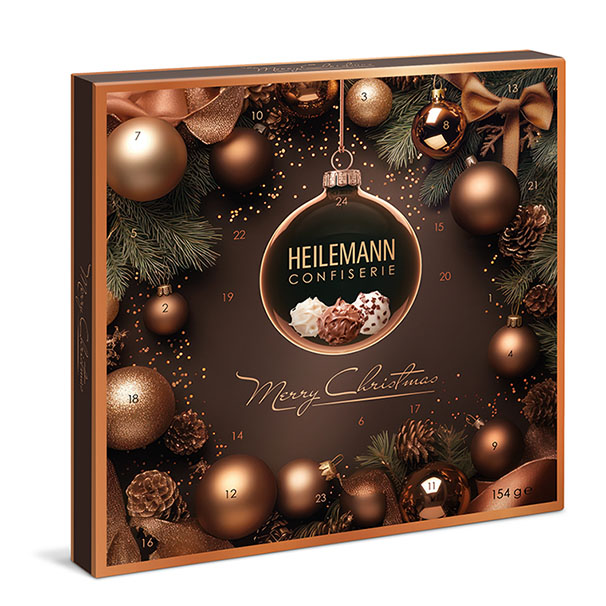 Heilemann Tisch-Adventskalender Mini-Pralinen, 154 g