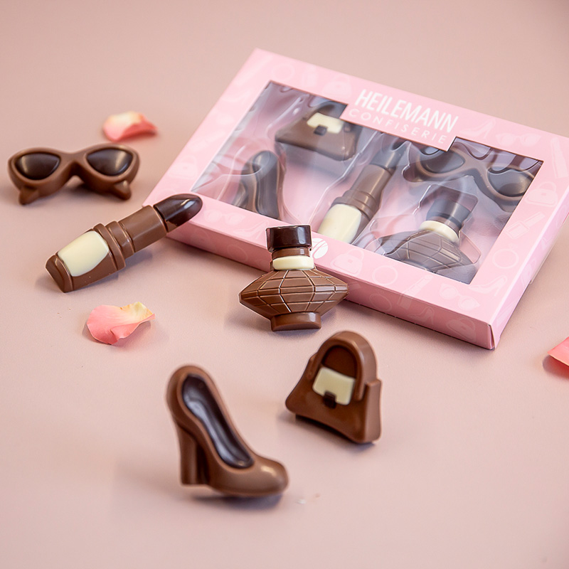 Girls Geschenkpackung Schokofiguren für große und kleine Ladies