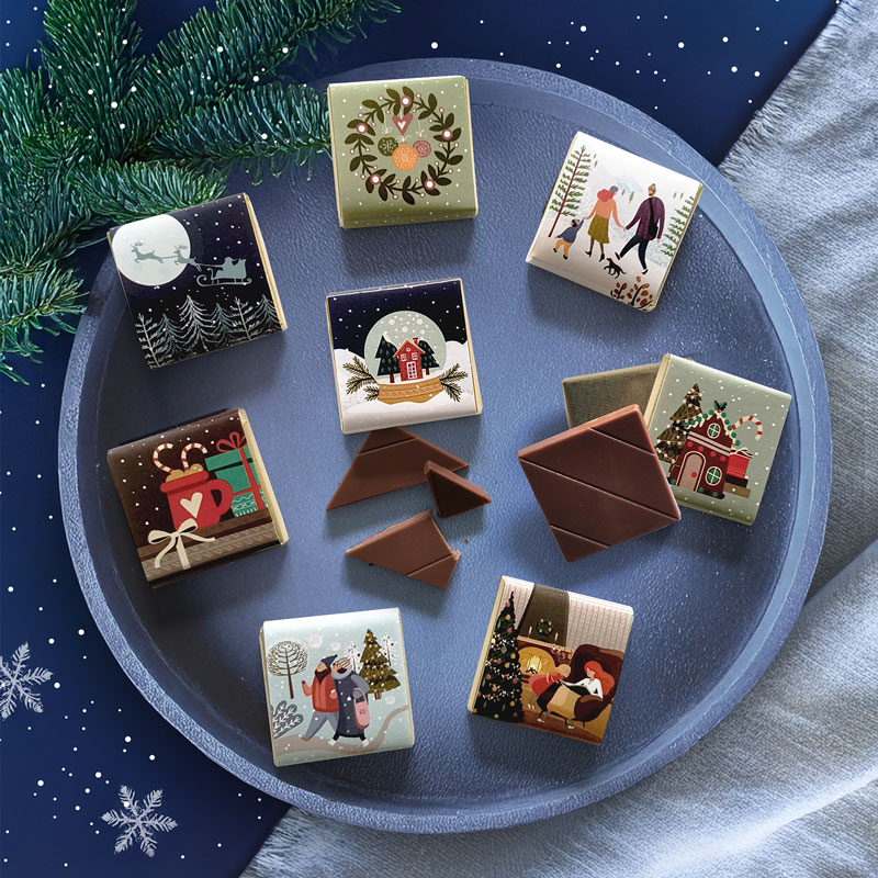 Heilemann Adventskalender Weihnachtshaus - Täfelchen