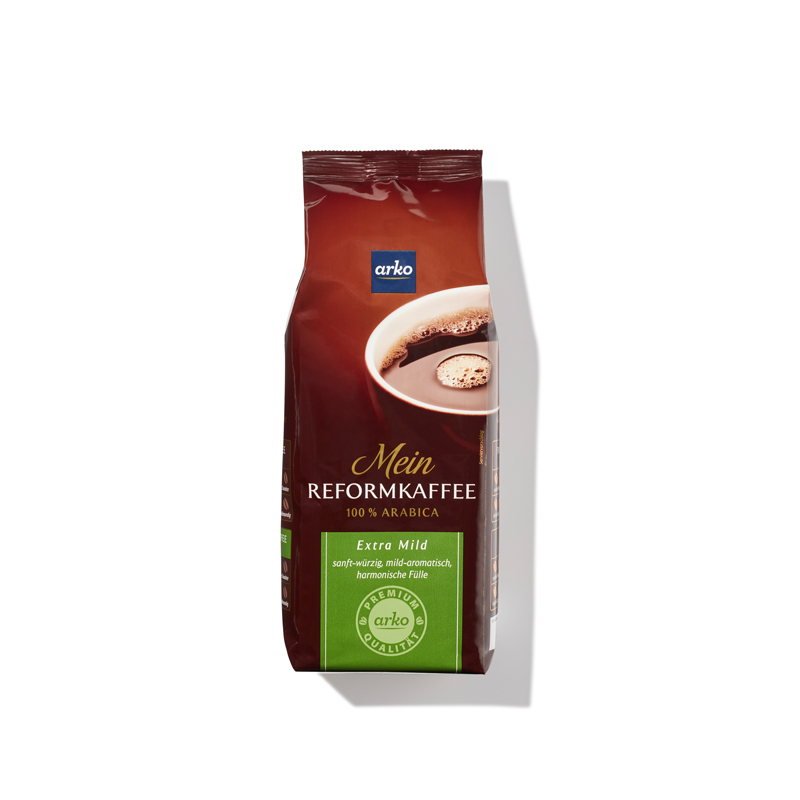 arko Reformkaffee extramild Softbag, gemahlen, 250 g