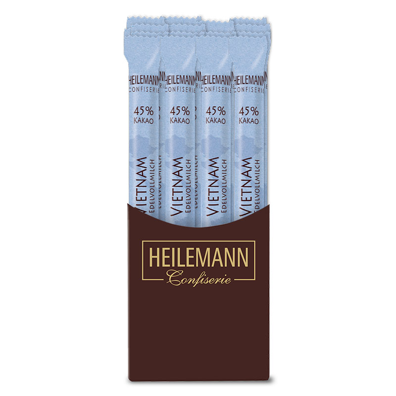 Heilemann Ursprungs-Stick Vietnam 45 % Edelvollmilch, 24 x 40 g