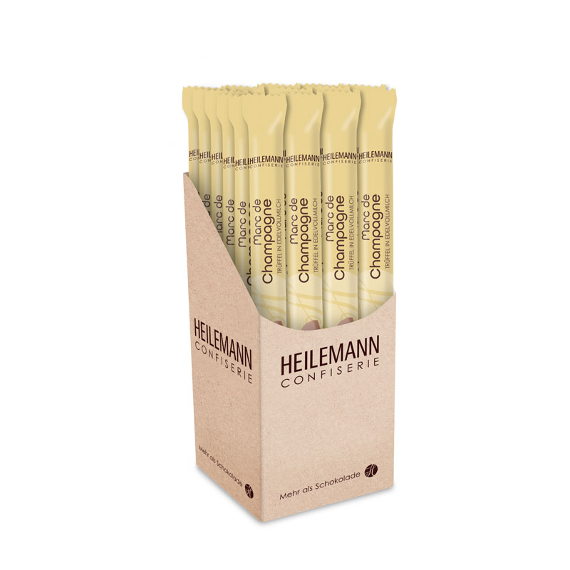 Heilemann Stick Marc de Champagne Edelvollmilch-Schokolade, 24 x 40 g