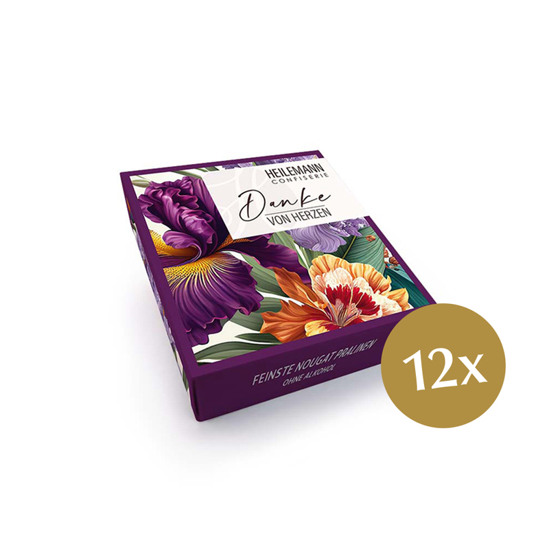 Heilemann "Danke von Herzen" Pralinen, 12 x 48 g