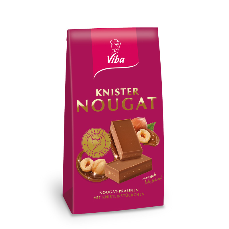 Viba Knister-Nougat Beutel, 100 g
