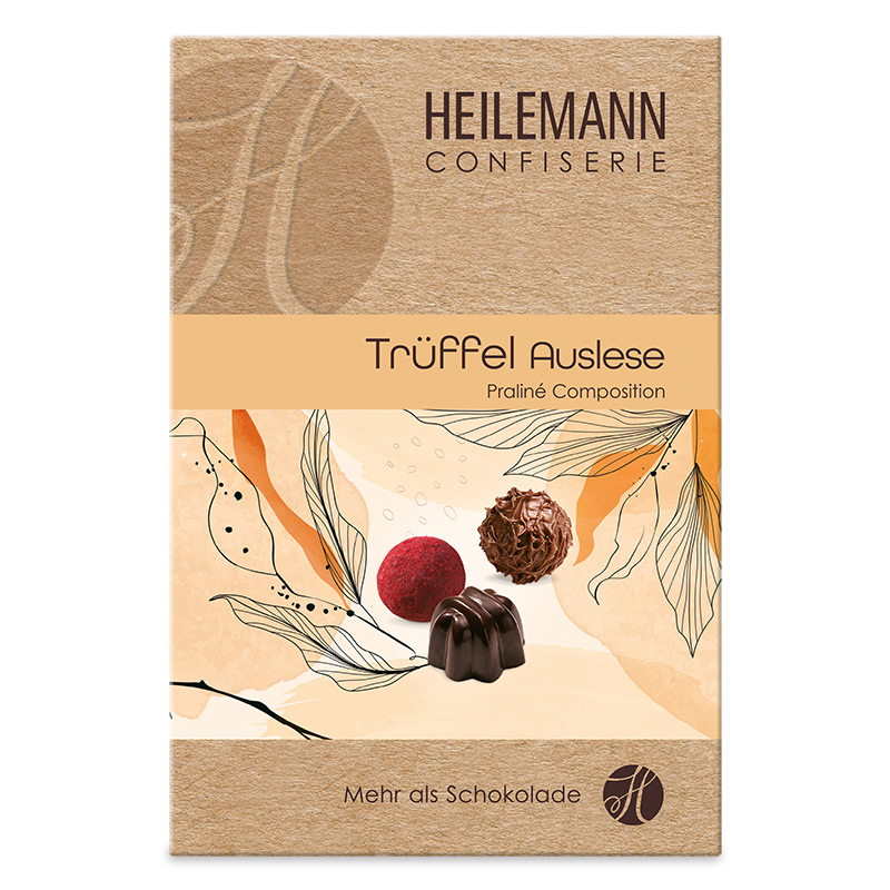 Heilemann Trüffel Auslese Pralinen Komposition, 198 g, Vorderseite