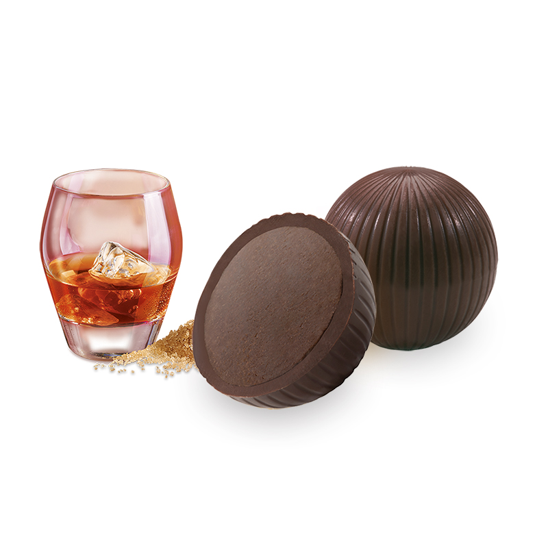 Heilemann Rum-Trüffel Schokoladen-Kugel Edelbitter