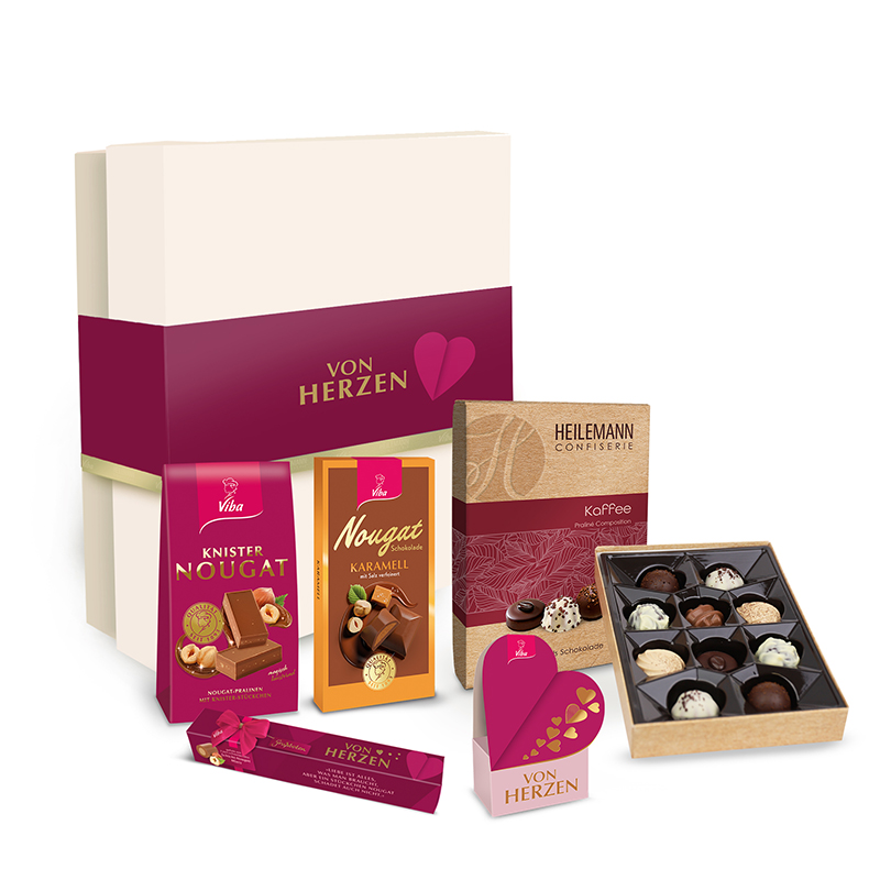 Geschenkbox "Von Herzen", 389 g
