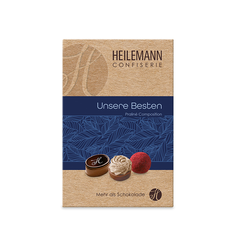 Heilemann Unsere Besten Pralinen Komposition, 125 g, Front