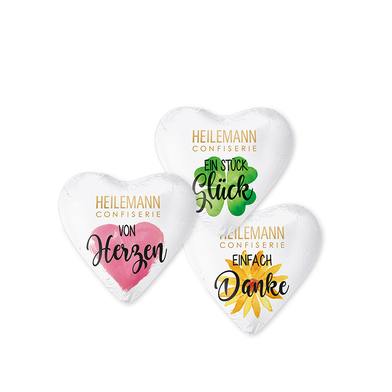 Heilemann Grußherzen 3-fach sortiert, 30 g