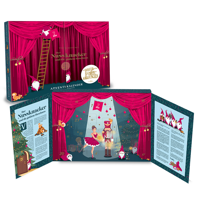 Viba Adventskalender "Nussknacker", 245 g