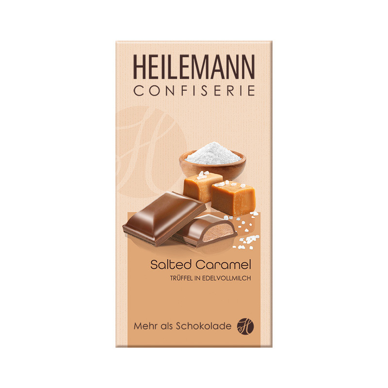 Heilemann Salted Caramel-Trüffel in Edelvollmilch-Schokolade, 100 g