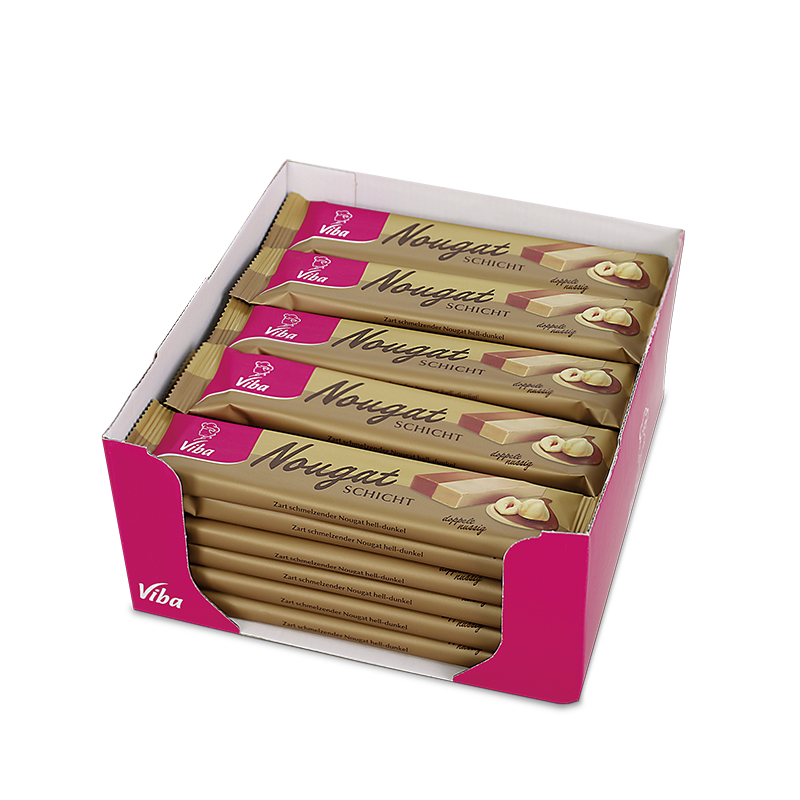Viba Schicht-Nougat Riegel, 35 x 75 g