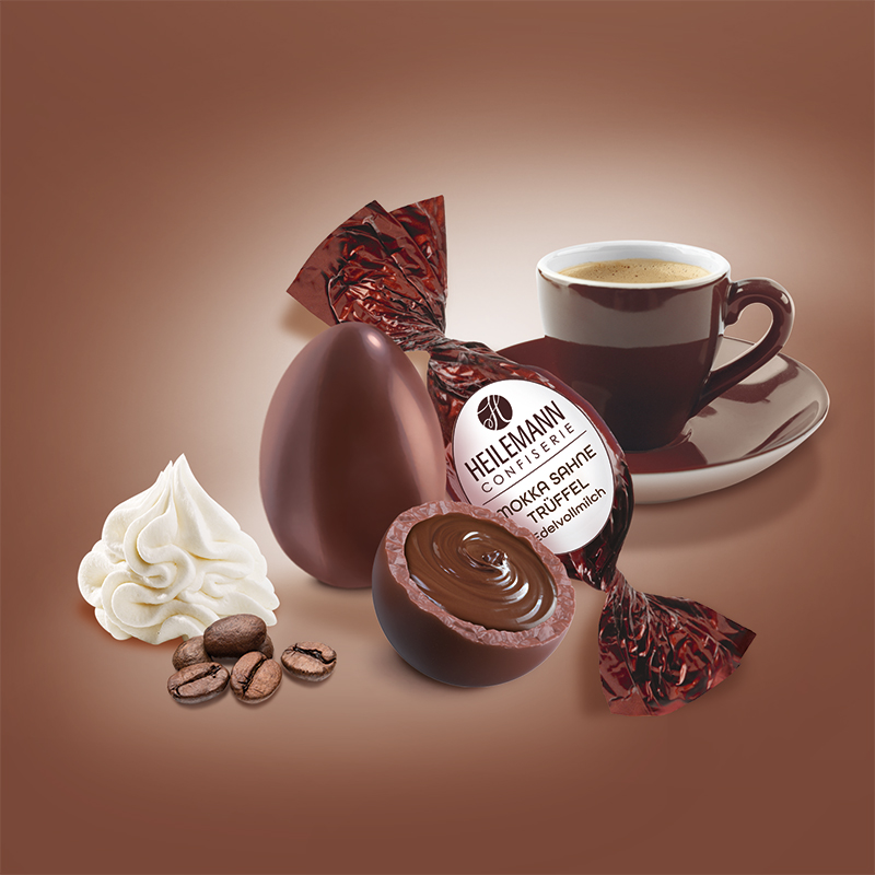 Heilemann Confiserie Mokka-Sahne-Ei - mit cremiger Mokka Sahne Füllung