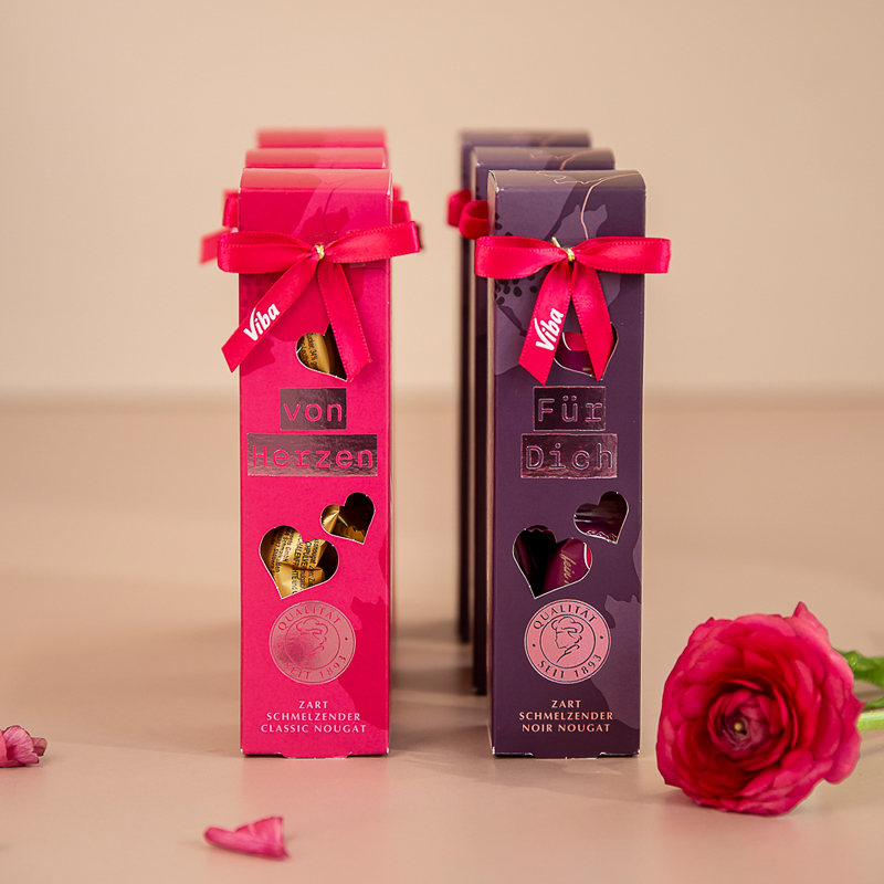 Viba Genusszeit „Von Herzen“ und "Für Dich" als Geschenk