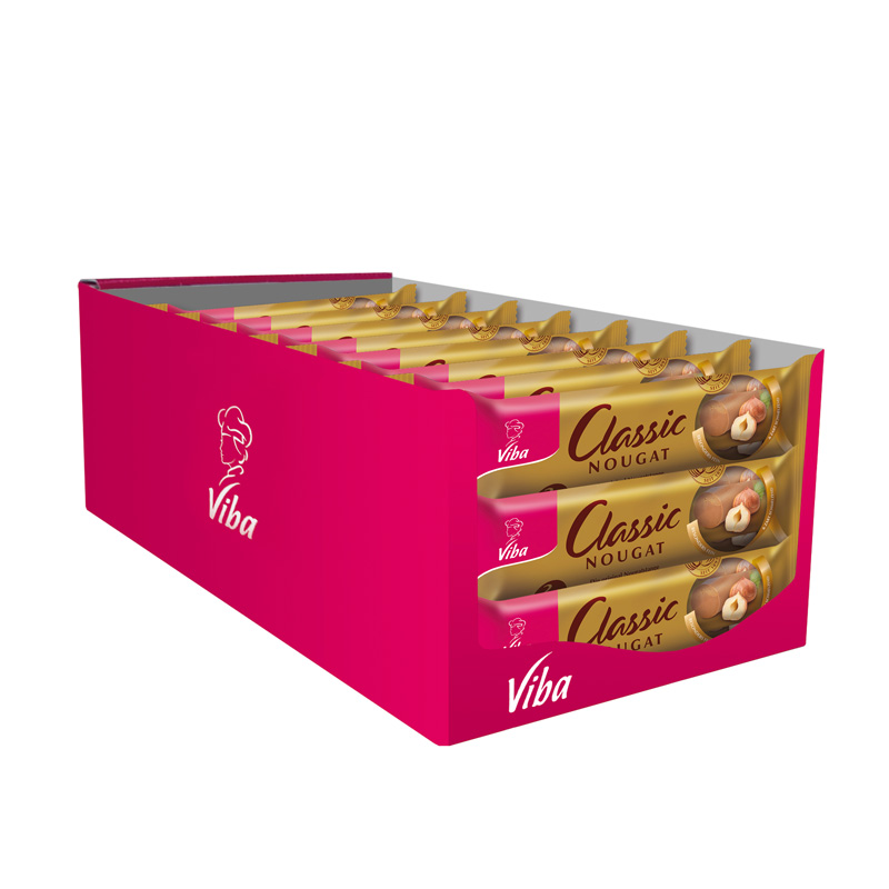 Viba Classic Nougat Jumbo 3er Pack, 24 x 150 g
