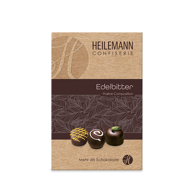 Heilemann Edelbitter Pralinen Komposition, 125 g, Front